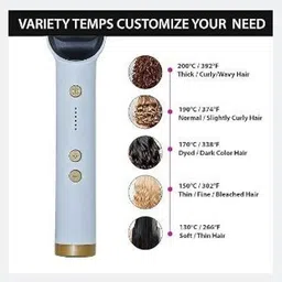 Nutts Hair Straightening Comb Hair Straightener Comb Hair Straightening comb Heating Electric Straightener Hair Straightener image 3