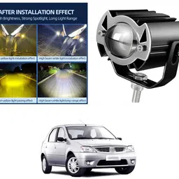 prtek 15W G15 Mini LED Dual-Lens Yellow/White Spot & Marker Light X110 Car Fancy Lights-picture-14