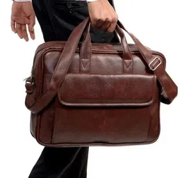 house of common Men & Women Brown Messenger Bag image 5