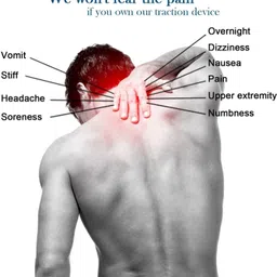 jancom Neck Cervical Traction Device Inflatable Collar Household Equipment Neck Support Neck Support image 4