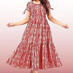 fabray Printed Pure Cotton Stitched Anarkali Gown-picture-37