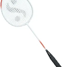 luster single shaft racket with 3pcs of plastic shuttle Badminton Kit image 5