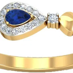 avsar AVR674YB 14kt Cubic Zirconia Yellow Gold ring-image-32