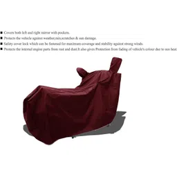 wmizexa Waterproof Two Wheeler Cover for Honda image 3