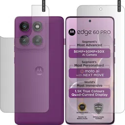 SHIVAAY Front and Back Screen Guard for Motorola Edge 60 Pro, Edge 60 Pro-picture-10
