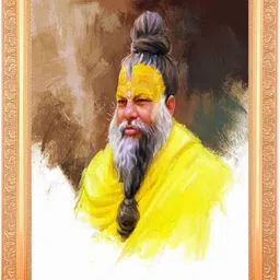 vishals and company Premanand Ji Maharaj Beautiful HD A4 Size Photo Frame Religious Frame-picture-18