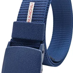 nukaichau Men Casual, Evening, Party Blue Nylon Belt-picture-36