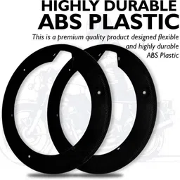 zyo 17 inch ABS Plastic New Embossed Pattern Wheel Cover 4pc For TVS_APACHE_RTR160 Bike Fairing Kit image 3