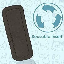 meet novelty Reuseable Washable Baby Cloth Dipper With 5layer Insert Free Size - M image 2