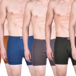 dollar bigboss Pack of 10 Combed Cotton Plush-Backed Waistband Solid Men Trunk-picture-28