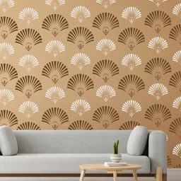 jazzika Wall Stencils Pack of 1 (Size:-16X24 Inch) Theme- Roofed Reusable Design Pattern Style Under 199 Home Decor Wall Arts Stencil-picture-27