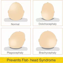 marqueonn Mustard Seeds Toons & Characters Baby Pillow Pack of 1 image 2