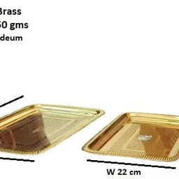 ptal nagri Embossed Serving and offering Tray, Serveware (Large, Mideum) Tray image 3