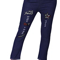 houseofcommon Women Regular Mid Rise Dark Blue Jeans-picture-30
