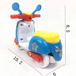 littlewish Mini Scooter and Robo Plane for Kids, Pack of 2, Friction Toys image 4