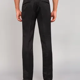 v dot by van heusen Men Skinny Fit Black Polyester Trousers image 4