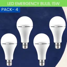 sacro 15W Rechargeable Inverter LED Bulb with Upto 4H.Power Cut Lighting Pack of_4S222 4 hrs Bulb Emergency Light-picture-21