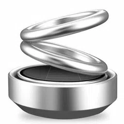 affitude auto Car Fragrance Diffuser, Car Perfume Air Freshener for Dashboard Home Solar Power Car Aroma Diffuser 360°Double Ring Rotating Design Air Purifier-picture-10