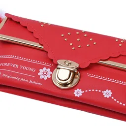 houseofcommon Casual, Formal Red Clutch image 2