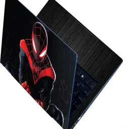 Techfit Full Body Laptop Skin For 14 to 15.6 inch Laptop - Red Black Spiderman Self Adhesive Stretched Vinyl Laptop Decal 15.6-picture-21