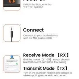 toocki v5.0 Car Bluetooth Device with Audio Receiver, Transmitter image 5
