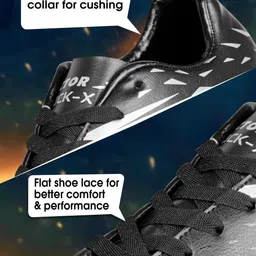 vector x Kick X Soccer Studs Synthetic Leather Upper with PVC Sole Football Shoes For Men image 4