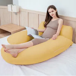 onenonly Multifunctional Pregnancy Pillow Microfibre Solid Pregnancy Pillow Pack of 1 image 4