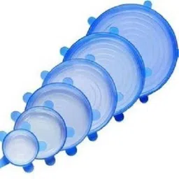 diyora Microwave Safe Silicone Stretch Lids reusable Flexible Covers for Bowls,Cans K6 2.6 inch, 3.8 inch Lid Set-picture-35