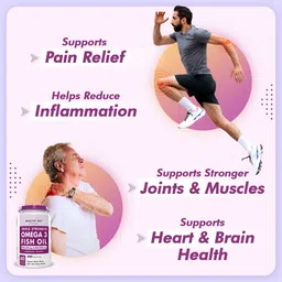 healthyhey nutrition Fish Oil - Omega 3 (1000 Mg) Burpless - 60 Softgel image 4