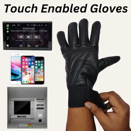 nv collection Unisex Touch Sensitive Gloves for Cold Weather Riding Gloves image 4