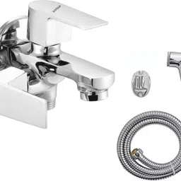 ramya Prime Bib Cock 2 Way Tap With Soft Health Faucet Complete Set For Kitchen And Bathroom Tap Twin Elbow Valve Faucet-picture-13