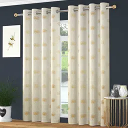 kasaloom 152.4 cm (5 ft) Velvet Room Darkening Window Curtain (Pack Of 2) image 2