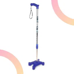 runmex Premium WPVC Walking Stick – 4-Leg Adjustable Cane for Seniors & Rehabilitation Walking Stick-picture-17