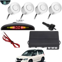 monolive Car Reverse Parking White Sensor With Led Display/Buzzer-327 White 4Parking Sensor Increased Safety For Passengers Universal For Car-327 Parking Sensor-picture-19