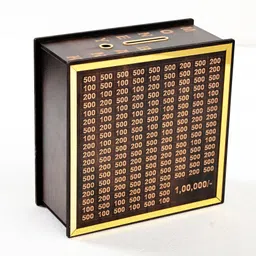 funlot Wooden Money Saving Box|100000 Saving Challenge Piggy Bank|Coin & Cash Bank-M1 Coin Bank image 3