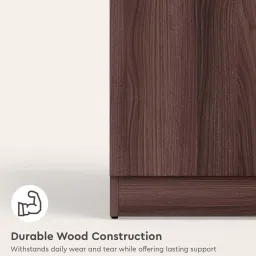 godrej interio Ewa 3 Door Warobe with Mirror in Brown Finish image 3