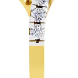 Sparkles Lab Grown Diamond 14kt Yellow Gold ring image 4