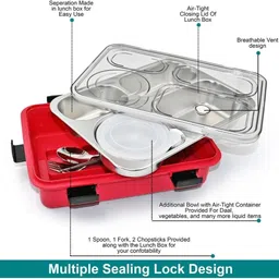 sshop Tokyo Buffet-Red 1 Containers Lunch Box image 2