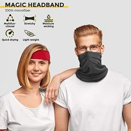 bismaadh Boys, Girls, Boys & Girls, Men, Women, Men & Women Solid Bandana image 2