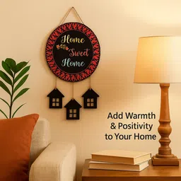 divinecrafted Home Sweet Home Wall Hanging Art | Handcrafted Decorative Home Office Decor image 3