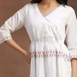 callme textile & design Printed Cotton Silk Stitched Anarkali Gown image 4