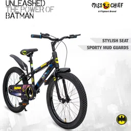miss & chief Batman Stylish & Durable 85% Assembled Kids Bicycle for 7 to 10 Years Boys & Girls 20 T (inch) BMX Cycle image 3