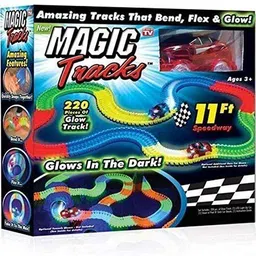 my baby love a perfect care Amazing Tracks That Bend & The Car is Glow Magic Tracks Car-picture-34