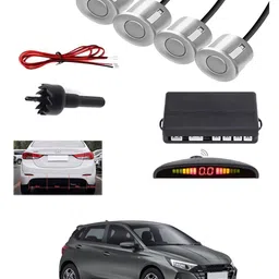 maties 4Silver Parking Sensor With LED Display Increased Safety For Car-143 Universal 4 Silver Reverse Parking Sensor With LED Display For Cars-143 Parking Sensor-picture-16