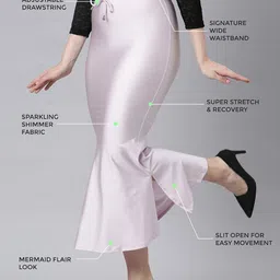 TWIN BIRDS 1191-Peri Twinkle Nylon Blend Petticoat image 3