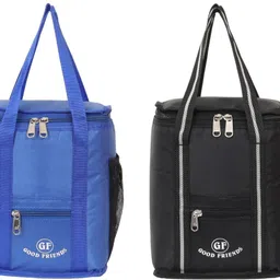 good friends Travel Tiffin Storage Bag for Office School Picnic tiffin cover Combo Pack of 2 Waterproof Lunch Bag-picture-12