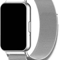 Connexa Magnetic Metal Strap for Fit 3 – Premium Adjustable Magnetic Loop Band Smart Watch Strap image 2