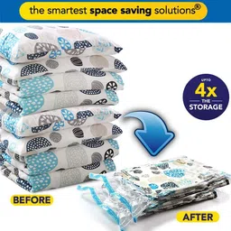 pratyang 5Pack Vacuum Compression Storage Bags With Pump,Space Saver Sealer Bag P281 Travel Storage Vacuum Bags-picture-22
