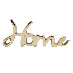 purestory Home Gold Aluminium Showpiece image 2