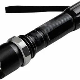 moshtu Bright 3 Mode Laser Power Flashlight Rechargable Torch Emergency Light for outdoor 1 hrs Torch Emergency Light image 3